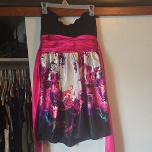 Trixxi Black Strapless Dress